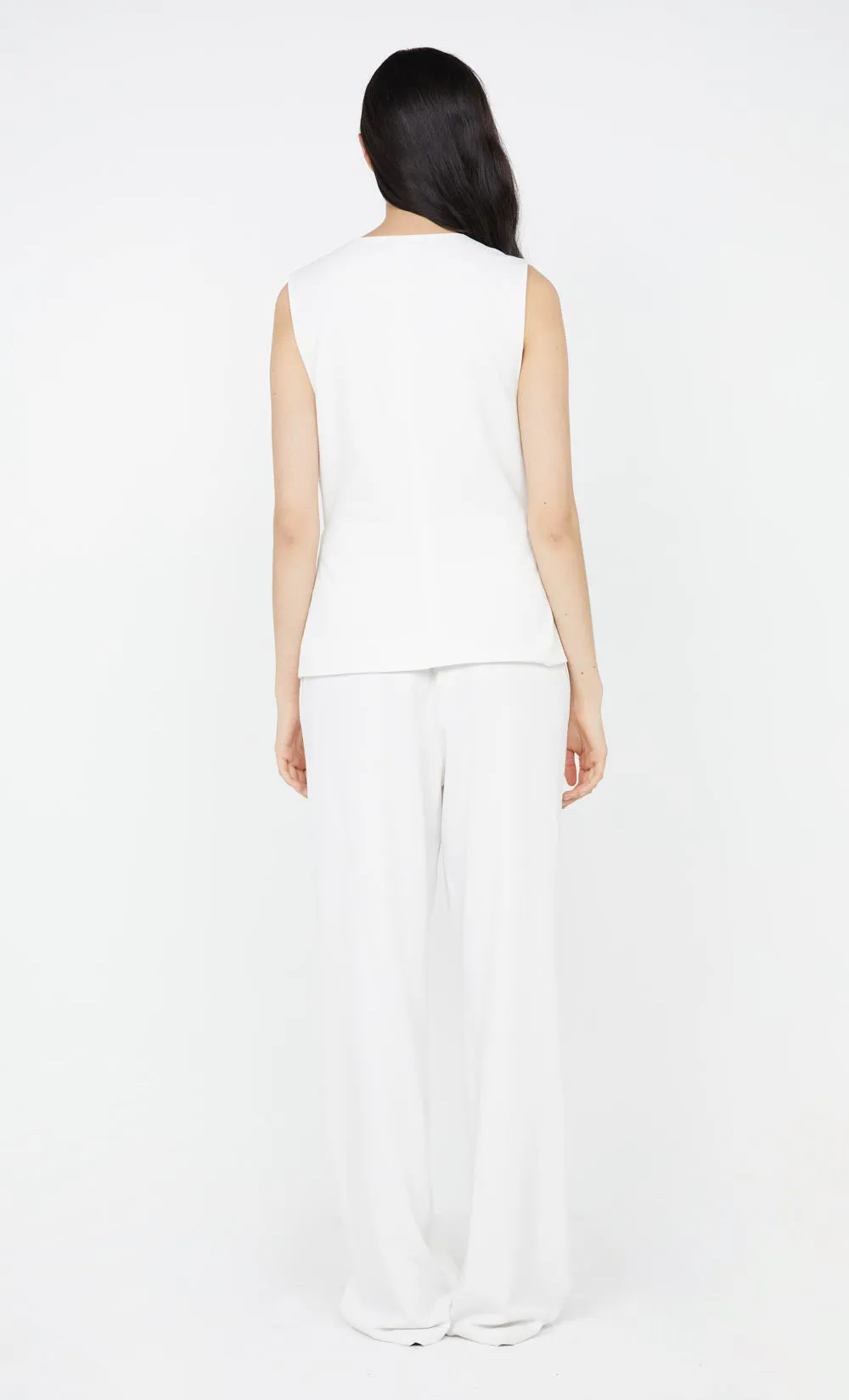 NINAH TIE VEST - WHITE sold by bec + bridge product image thumbnail 2
