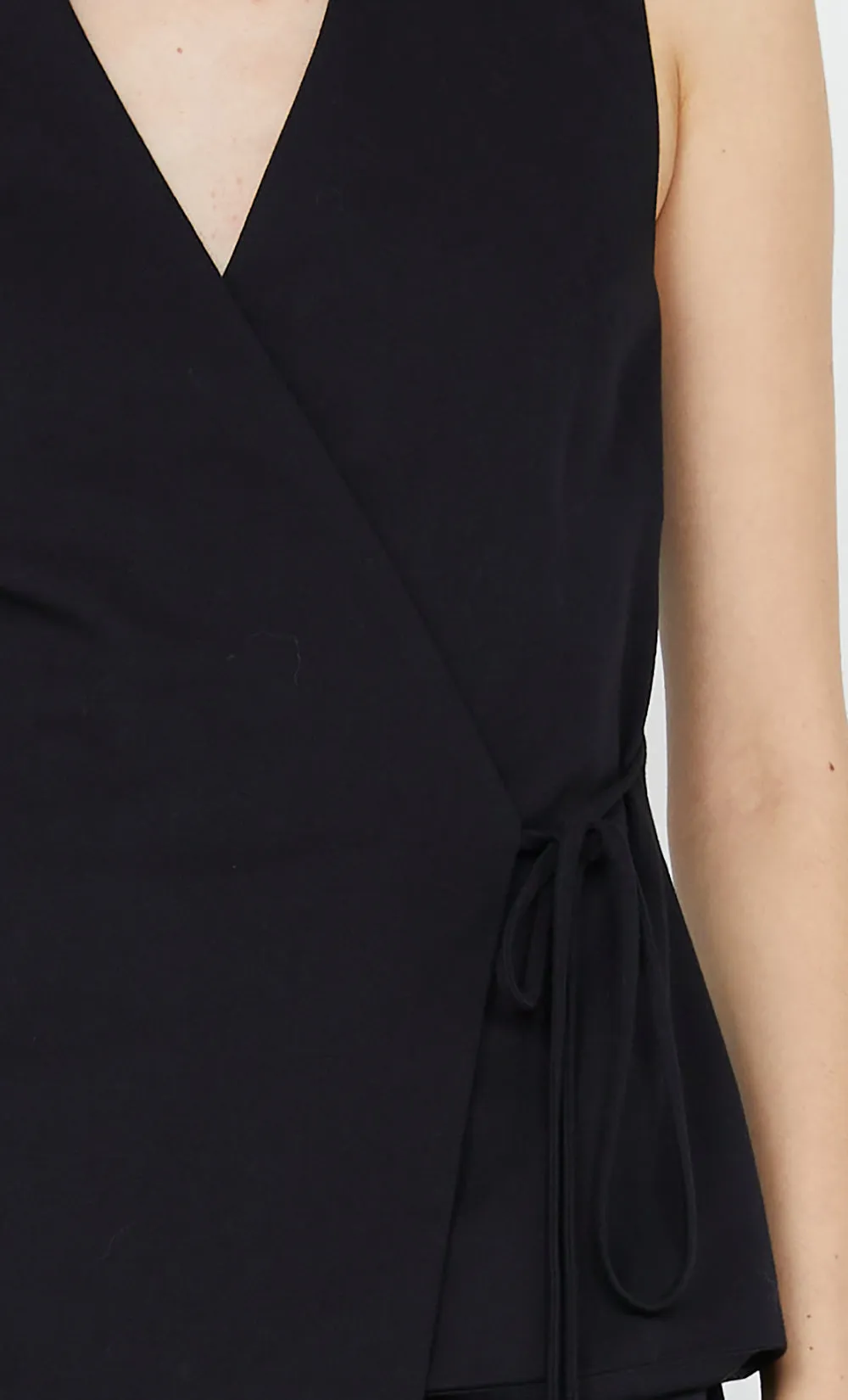 NINAH TIE VEST - BLACK sold by bec + bridge product image thumbnail 5