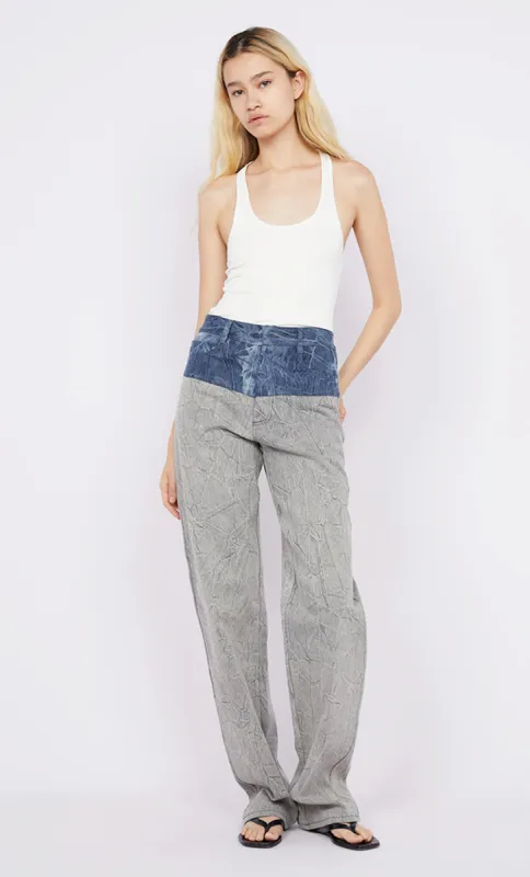 GIGI RACER TANK - WHITE made by bec + bridge