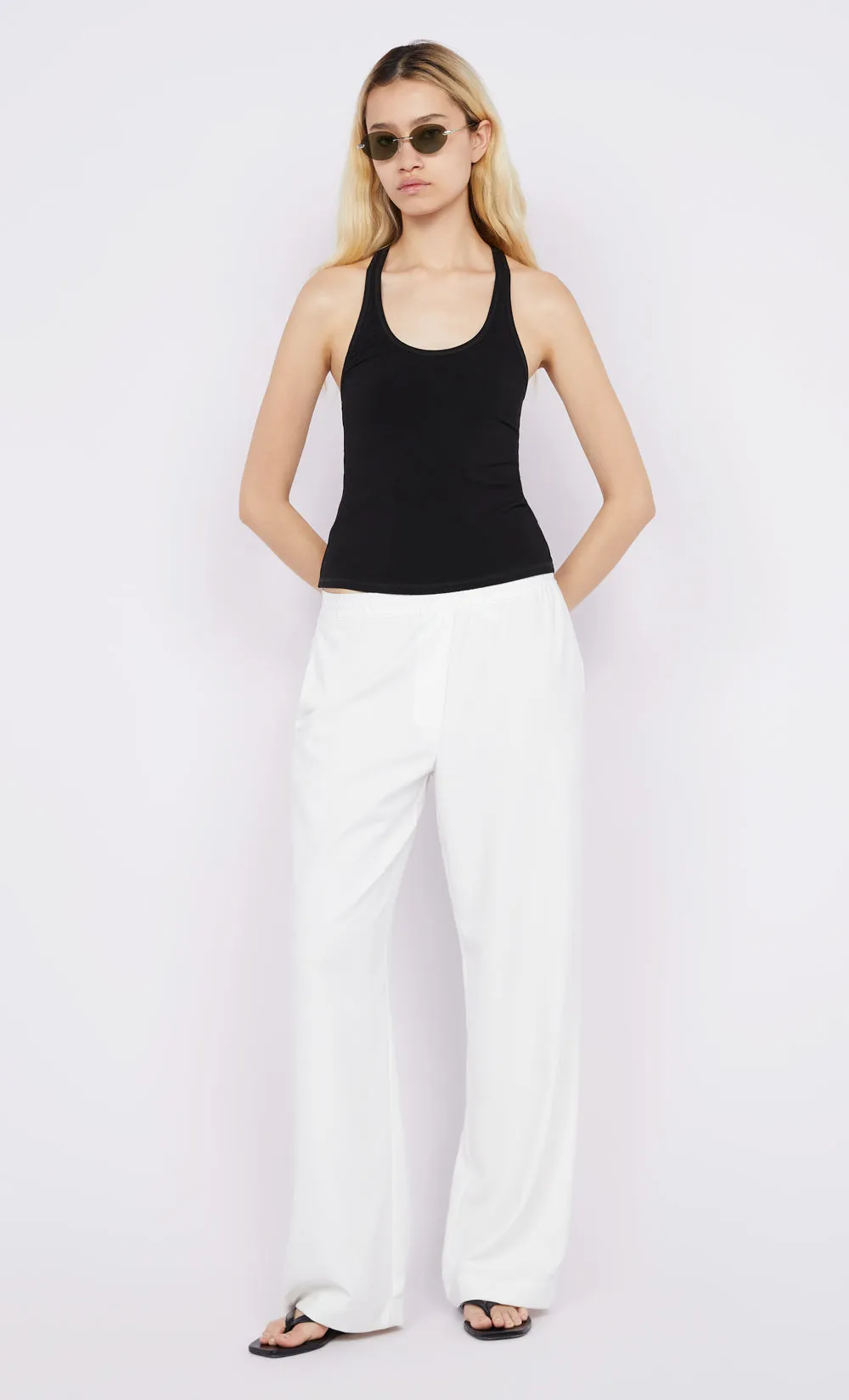 GIGI RACER TANK - BLACK sold by bec + bridge