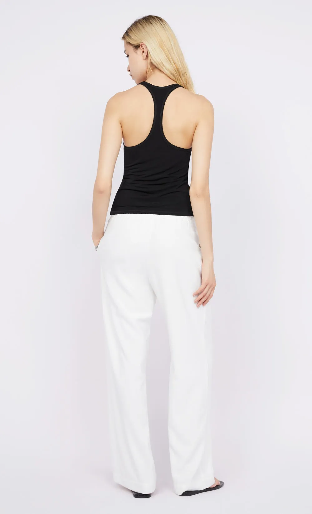 GIGI RACER TANK - BLACK sold by bec + bridge product image thumbnail 2