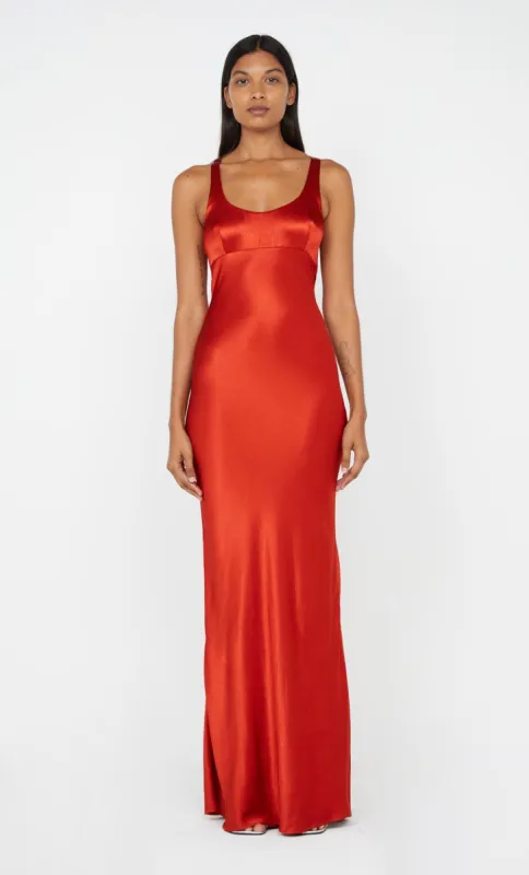 MAXINA CROSSOVER DRESS - CRIMSON sold by bec + bridge