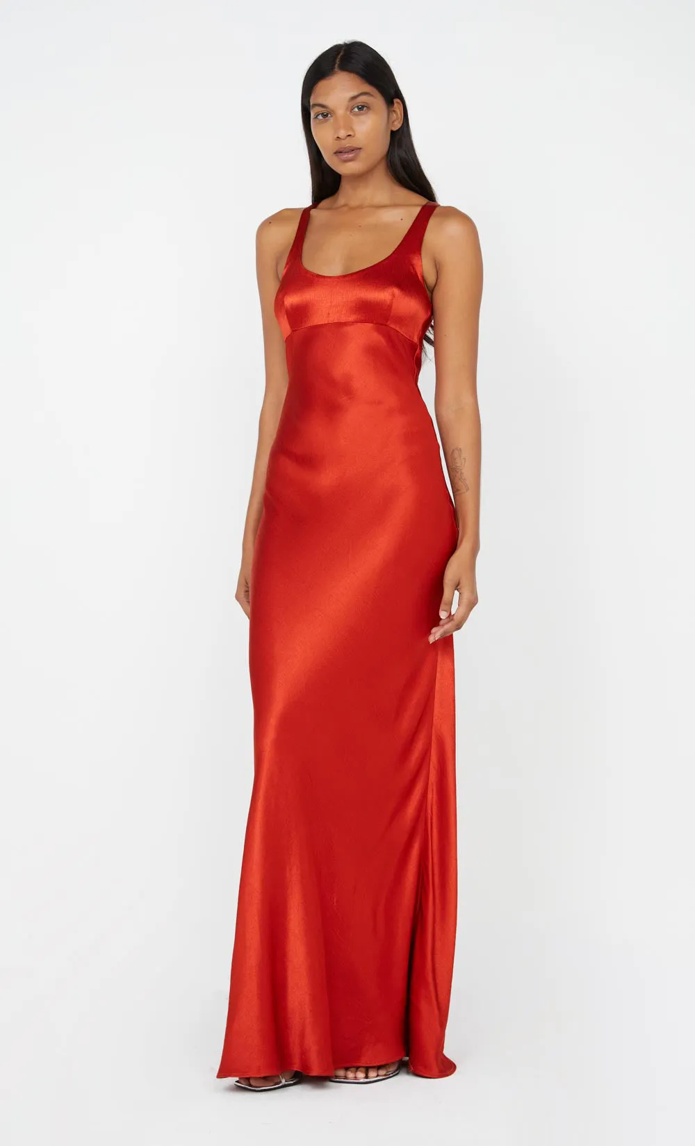 MAXINA CROSSOVER DRESS - CRIMSON sold by bec + bridge product image thumbnail 4