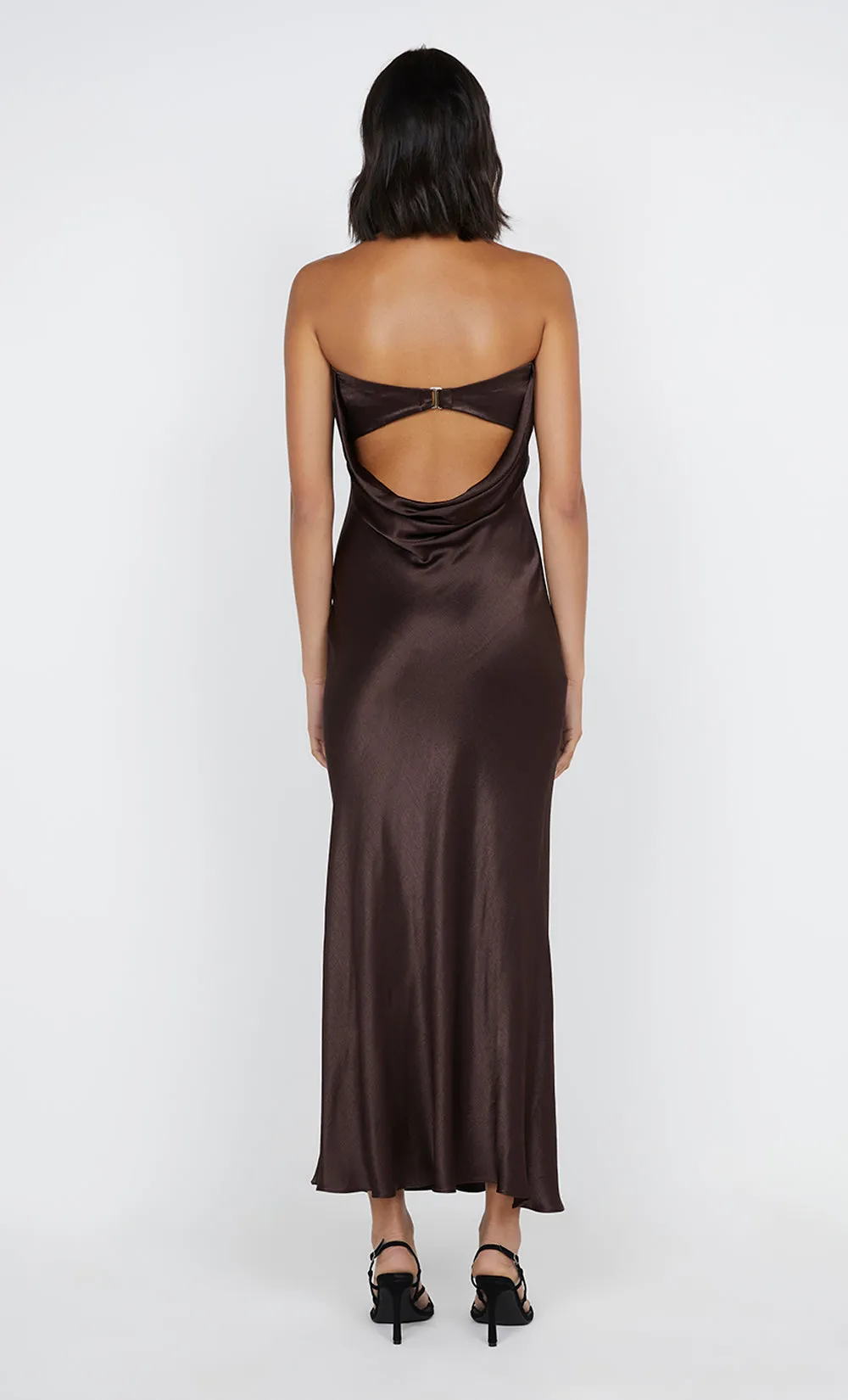 MOON DANCE STRAPLESS DRESS - DARK CHOCOLATE sold by bec + bridge product image thumbnail 2
