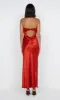 MOON DANCE STRAPLESS DRESS - CRIMSON sold by bec + bridge