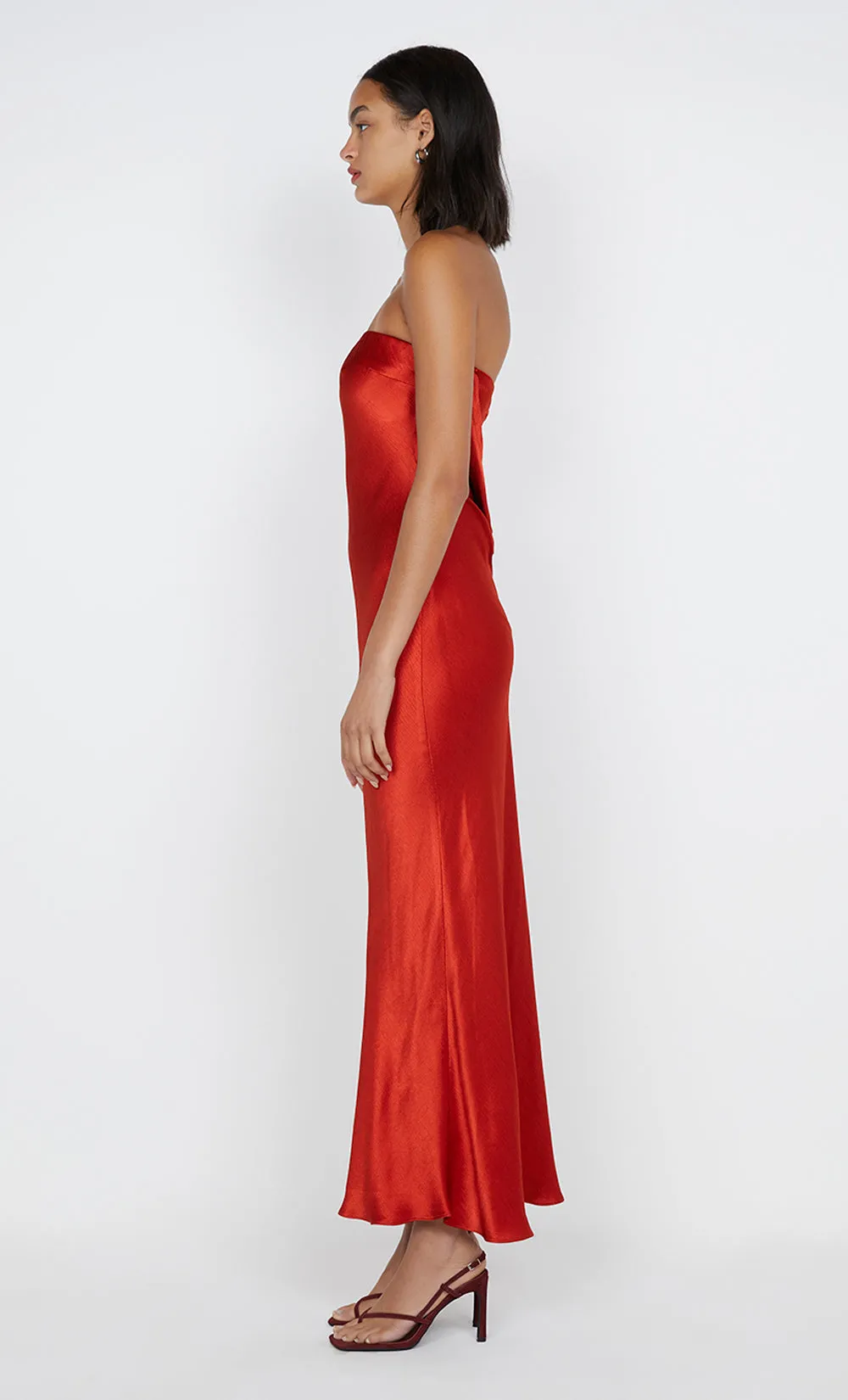 MOON DANCE STRAPLESS DRESS - CRIMSON sold by bec + bridge product image thumbnail 3