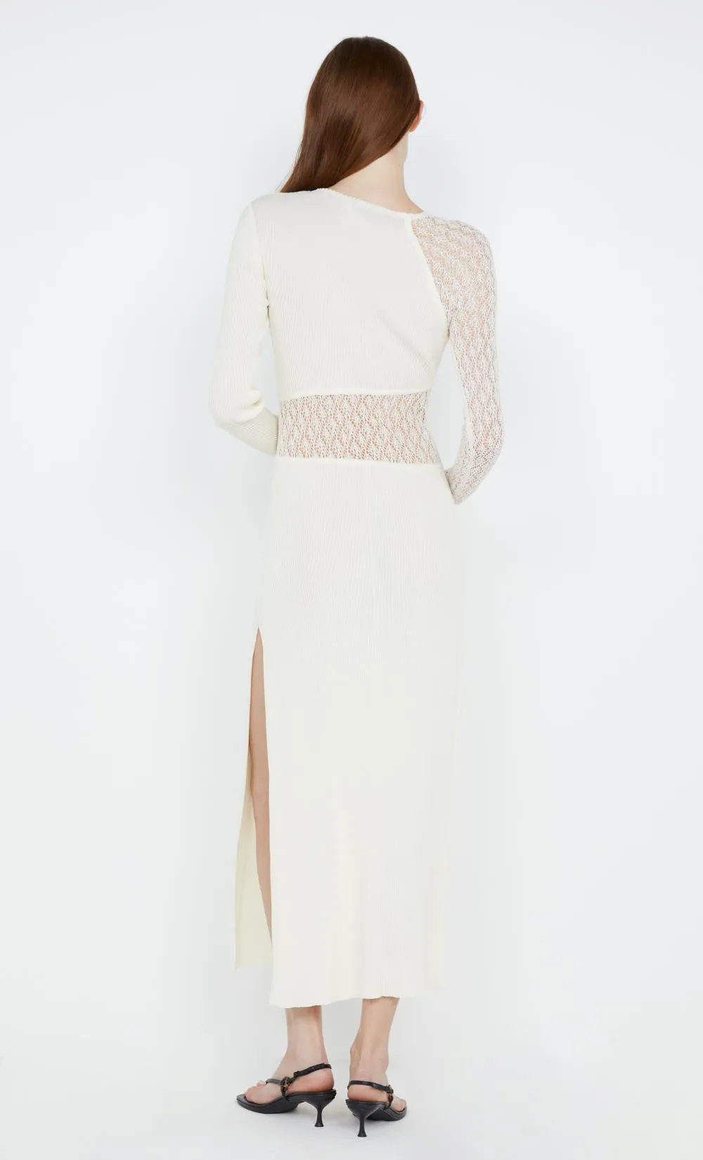 CHANTELLE LONG SLEEVE DRESS - IVORY sold by bec + bridge product image thumbnail 2