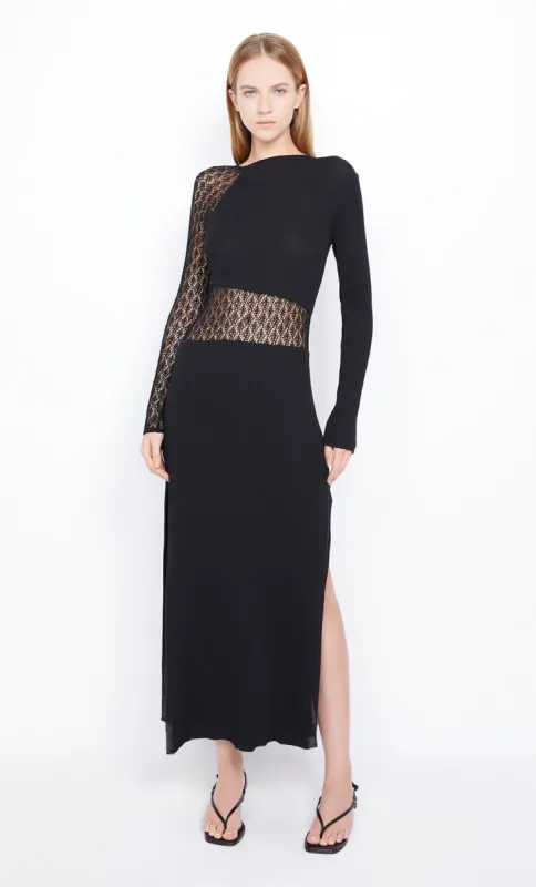 CHANTELLE LONG SLEEVE DRESS - BLACK sold by bec + bridge