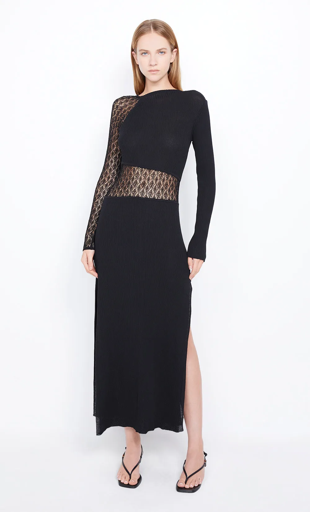 CHANTELLE LONG SLEEVE DRESS - BLACK sold by bec + bridge