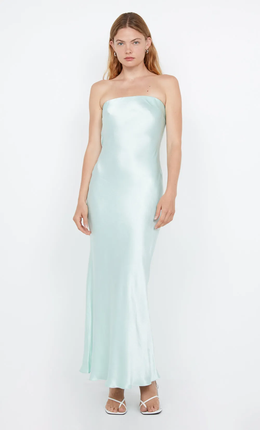 MOON DANCE STRAPLESS DRESS - MINT sold by bec + bridge