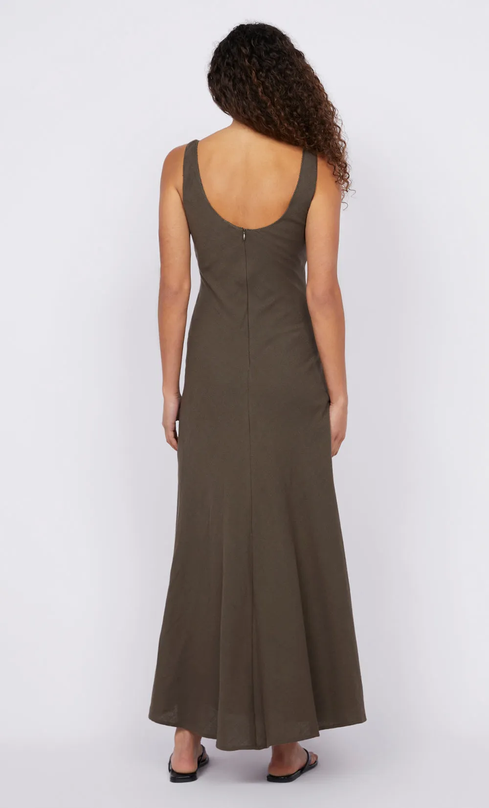 STEFFI SCOOP NECK DRESS - TWIG sold by bec + bridge product image thumbnail 2