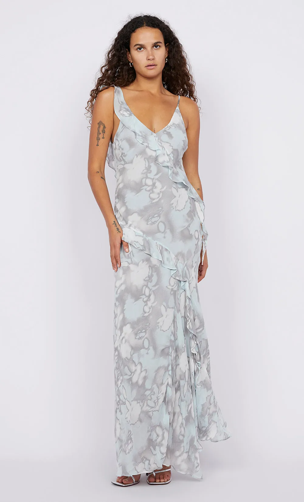 ZABELLE FRILL DRESS - MOONSHADOW sold by bec + bridge