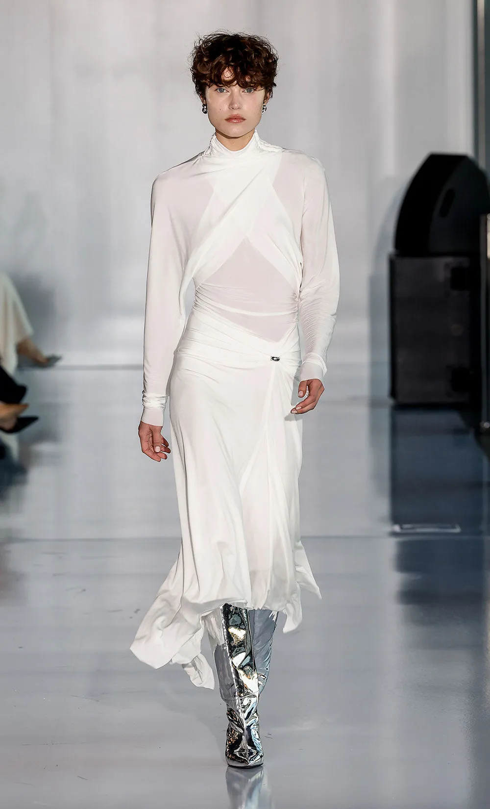 SERAPHINA MIDI SKIRT - WHITE sold by bec + bridge product image thumbnail 2