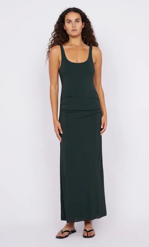 JAYDE SINGLET MAXI DRESS - BOTTLE GREEN sold by bec + bridge