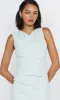 AVELINE ASYM MINI DRESS - OCEAN MIST sold by bec + bridge
