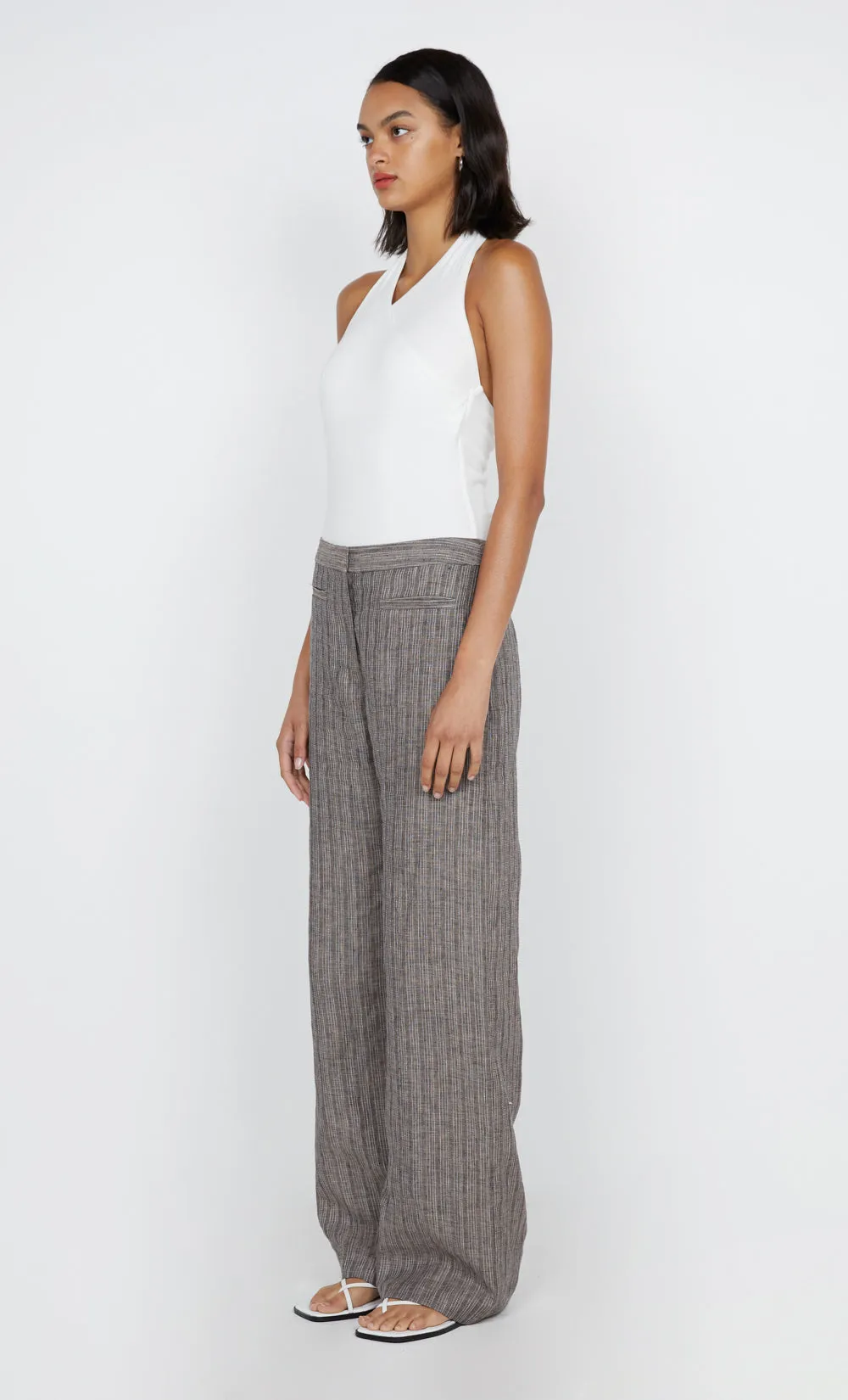 SOLA HALTER BODYSUIT - IVORY sold by bec + bridge product image thumbnail 4