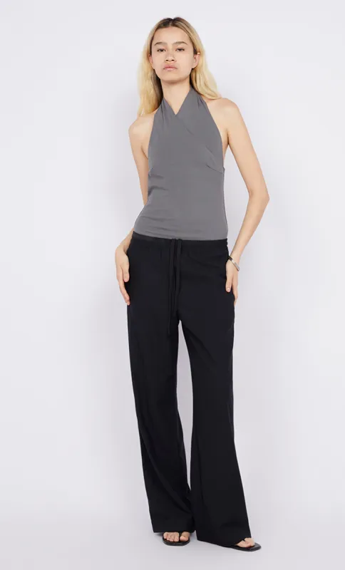 SOLA HALTER BODYSUIT - CHARCOAL sold by bec + bridge