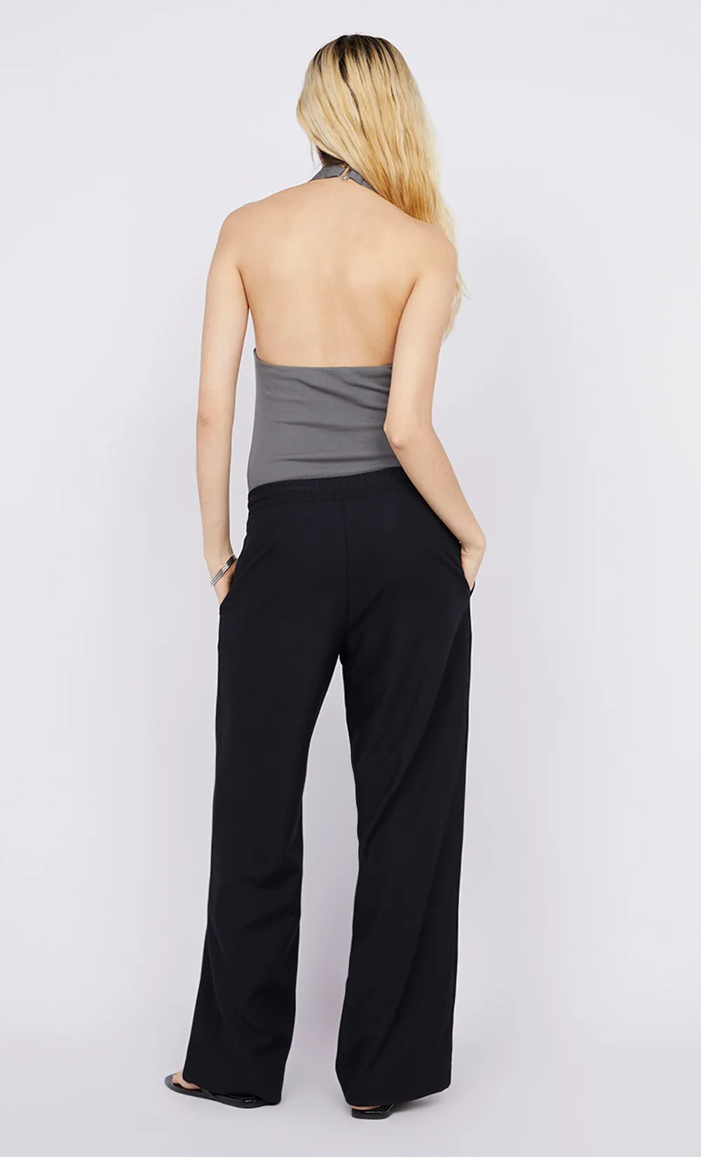 SOLA HALTER BODYSUIT - CHARCOAL sold by bec + bridge product image thumbnail 2