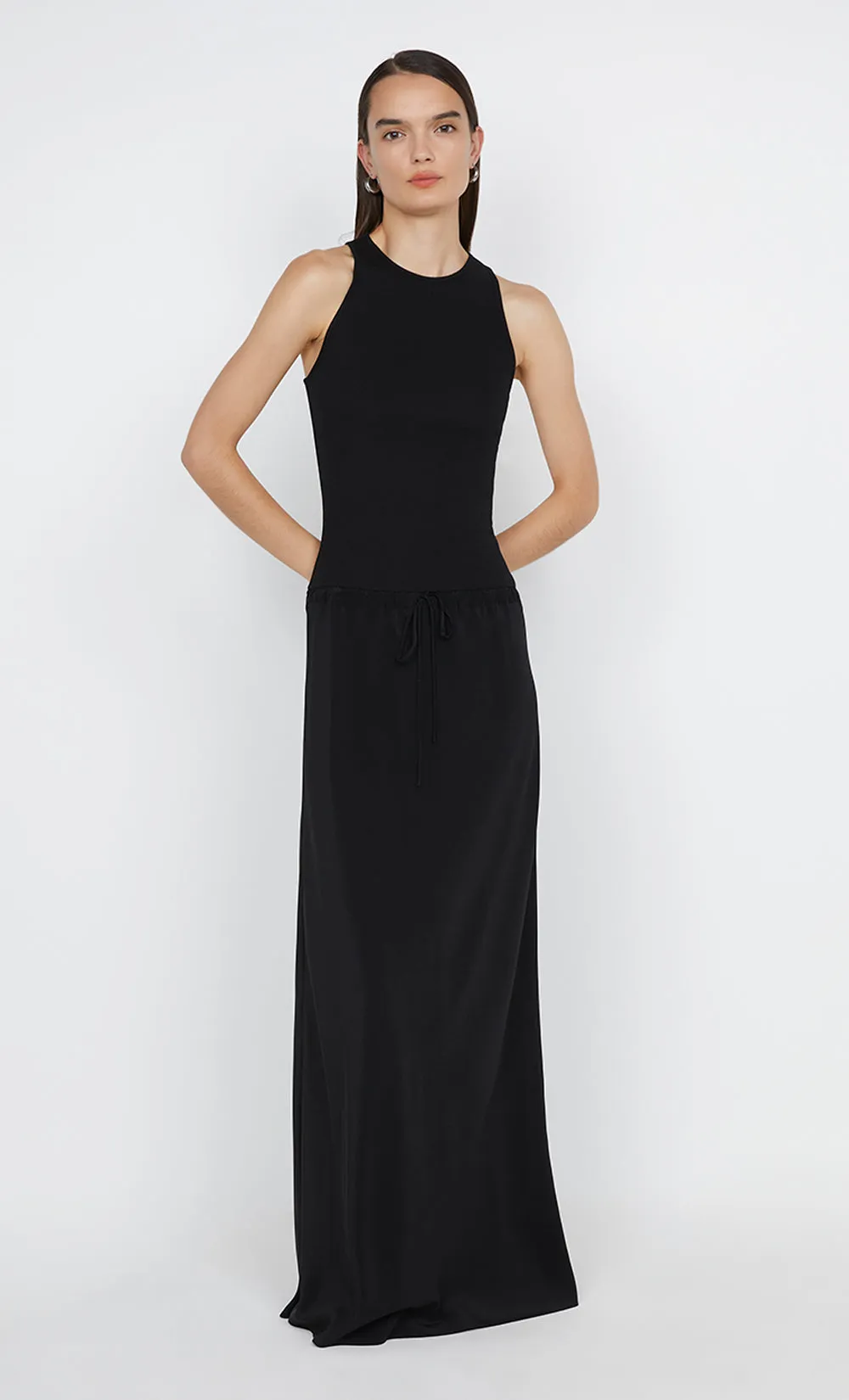 SOLA RACER DRESS - BLACK sold by bec + bridge