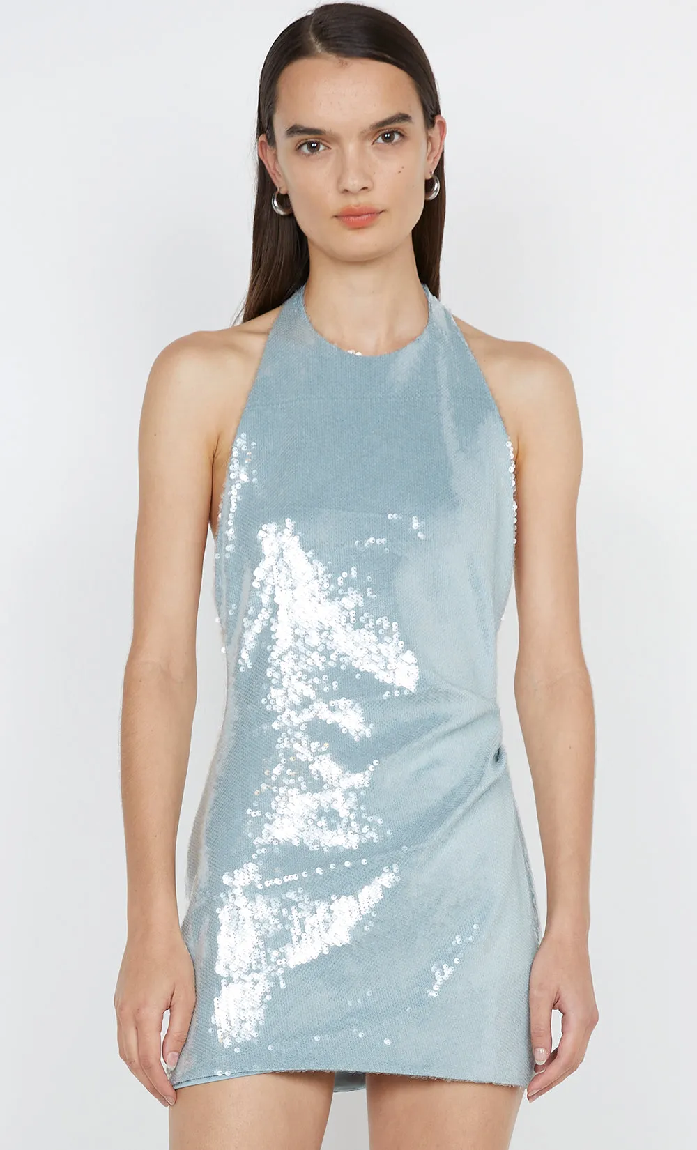SHILOU HALTER DRESS - MINERAL BLUE sold by bec + bridge product image thumbnail 5