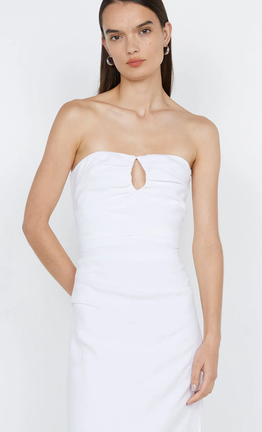 MARIANNA STRAPLESS DRESS - WHITE sold by bec + bridge product image thumbnail 5