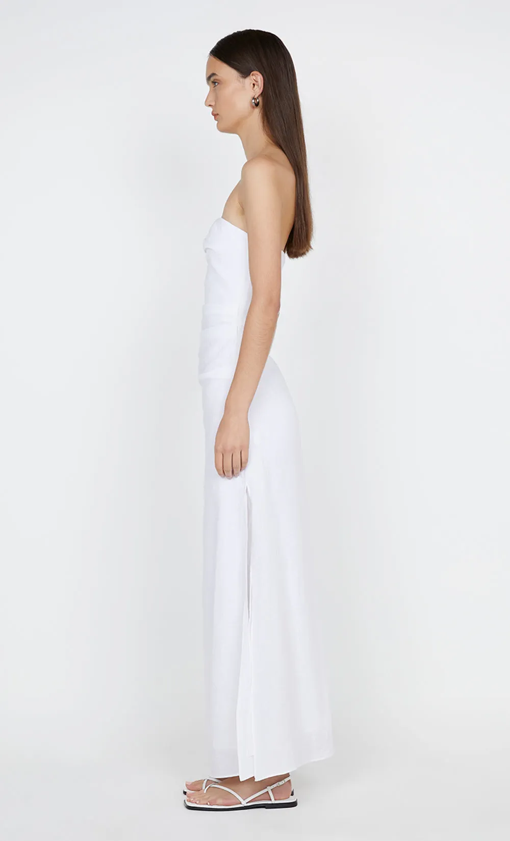 MARIANNA STRAPLESS DRESS - WHITE sold by bec + bridge product image thumbnail 4