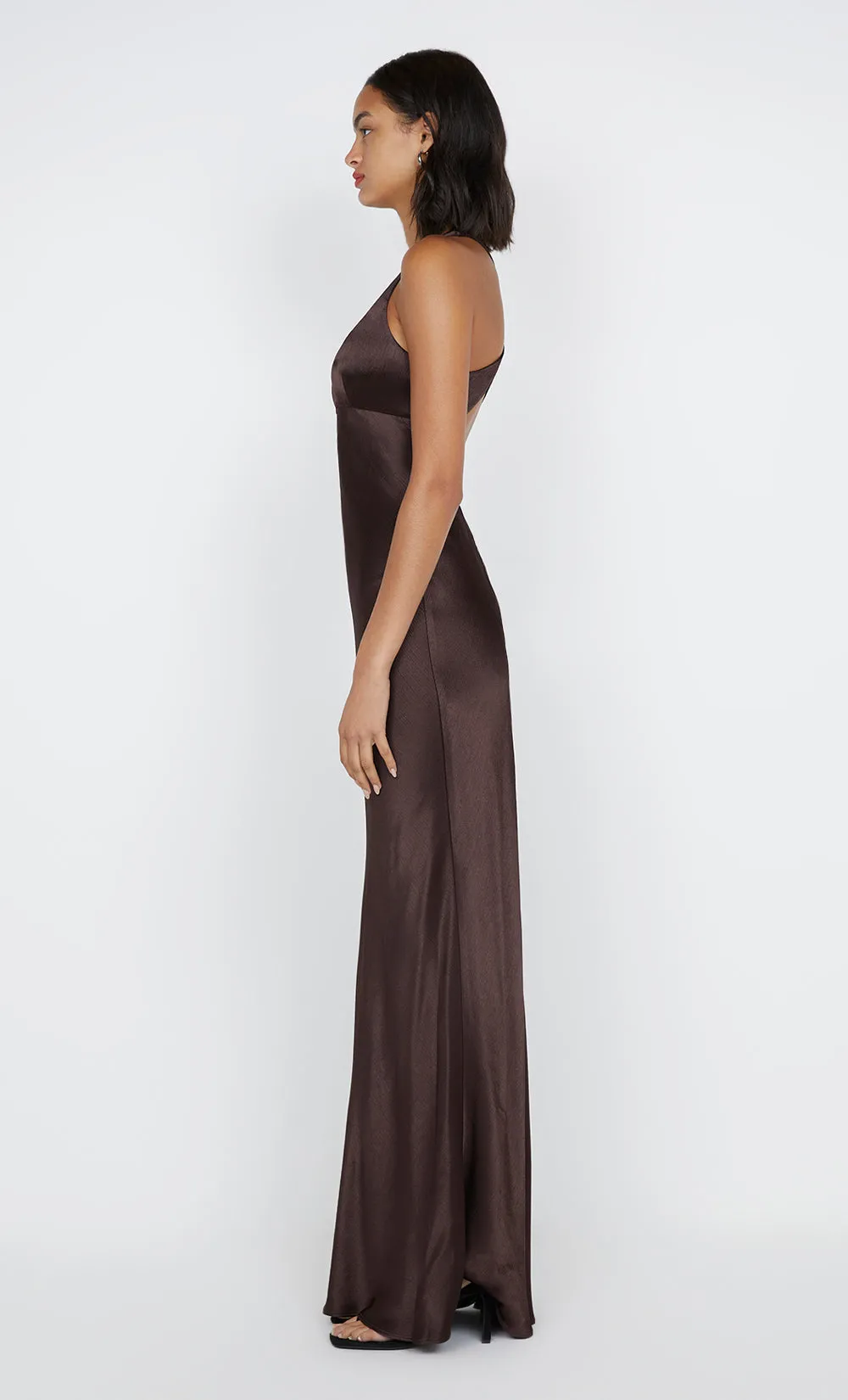 MAXINA CROSSOVER DRESS - DARK CHOCOLATE sold by bec + bridge product image thumbnail 3