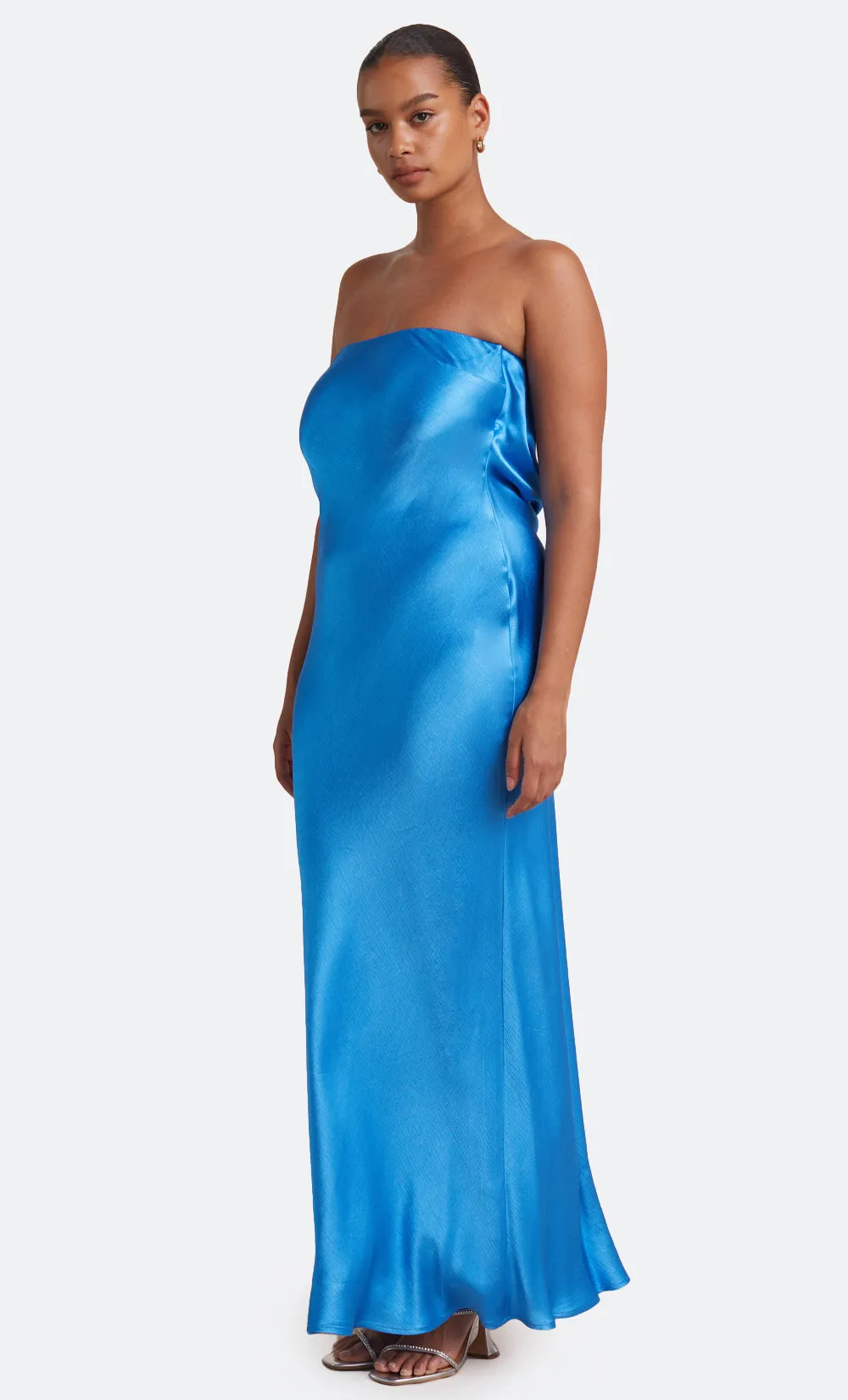 MOON DANCE STRAPLESS DRESS - MID BLUE sold by bec + bridge product image thumbnail 2