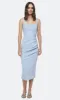KARINA TUCK MIDI DRESS - POWDER BLUE sold by bec + bridge