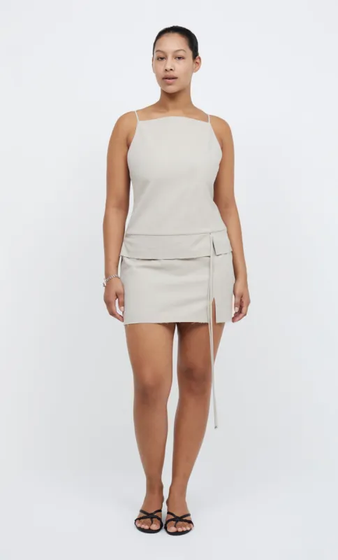 HEIDI MINI DRESS - BONE sold by bec + bridge