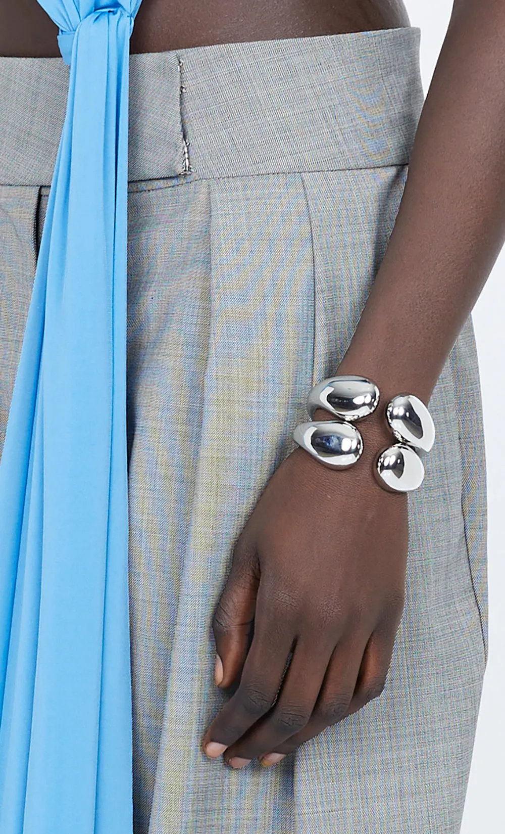 SIENNA ORB CUFF - SILVER sold by bec + bridge product image thumbnail 3