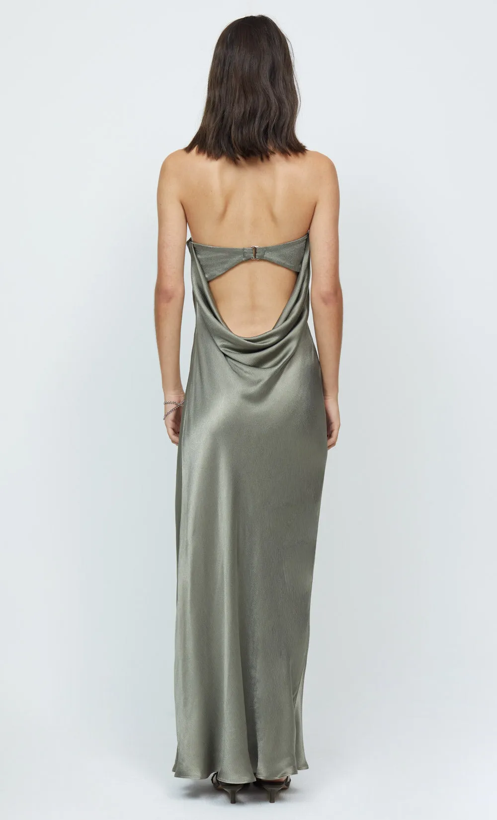 MOONDANCE STRAPLESS DRESS - OLIVE sold by bec + bridge product image thumbnail 2