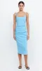 KARINA TUCK MIDI DRESS - TOPAZ BLUE sold by bec + bridge