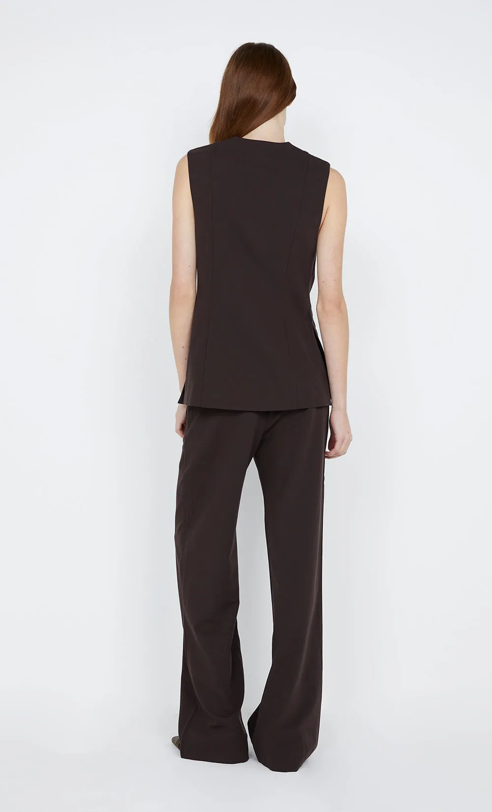 MANA STRAIGHT LEG PANT - DARK CHOC sold by bec + bridge product image thumbnail 5