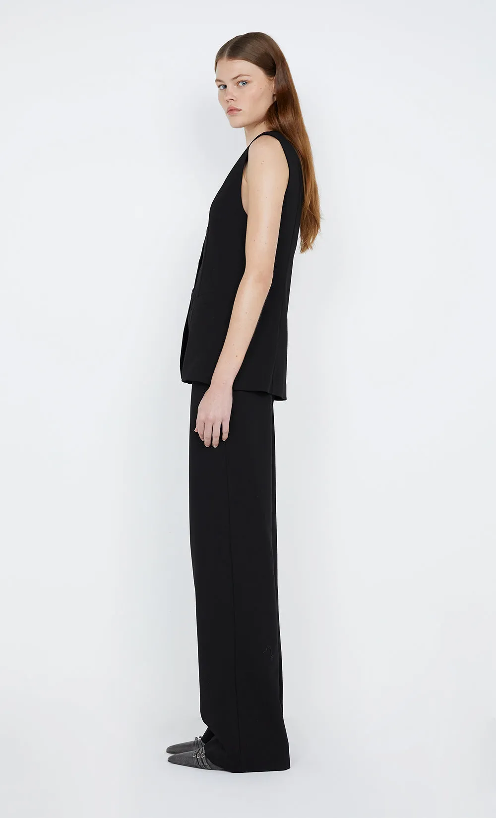 MANA STRAIGHT LEG PANT - BLACK sold by bec + bridge product image thumbnail 3