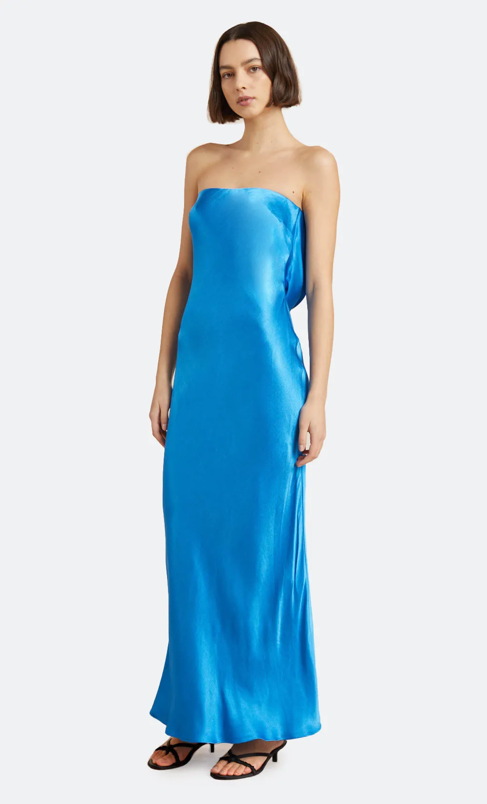 MOONDANCE STRAPLESS DRESS - MID BLUE sold by bec + bridge product image thumbnail 3