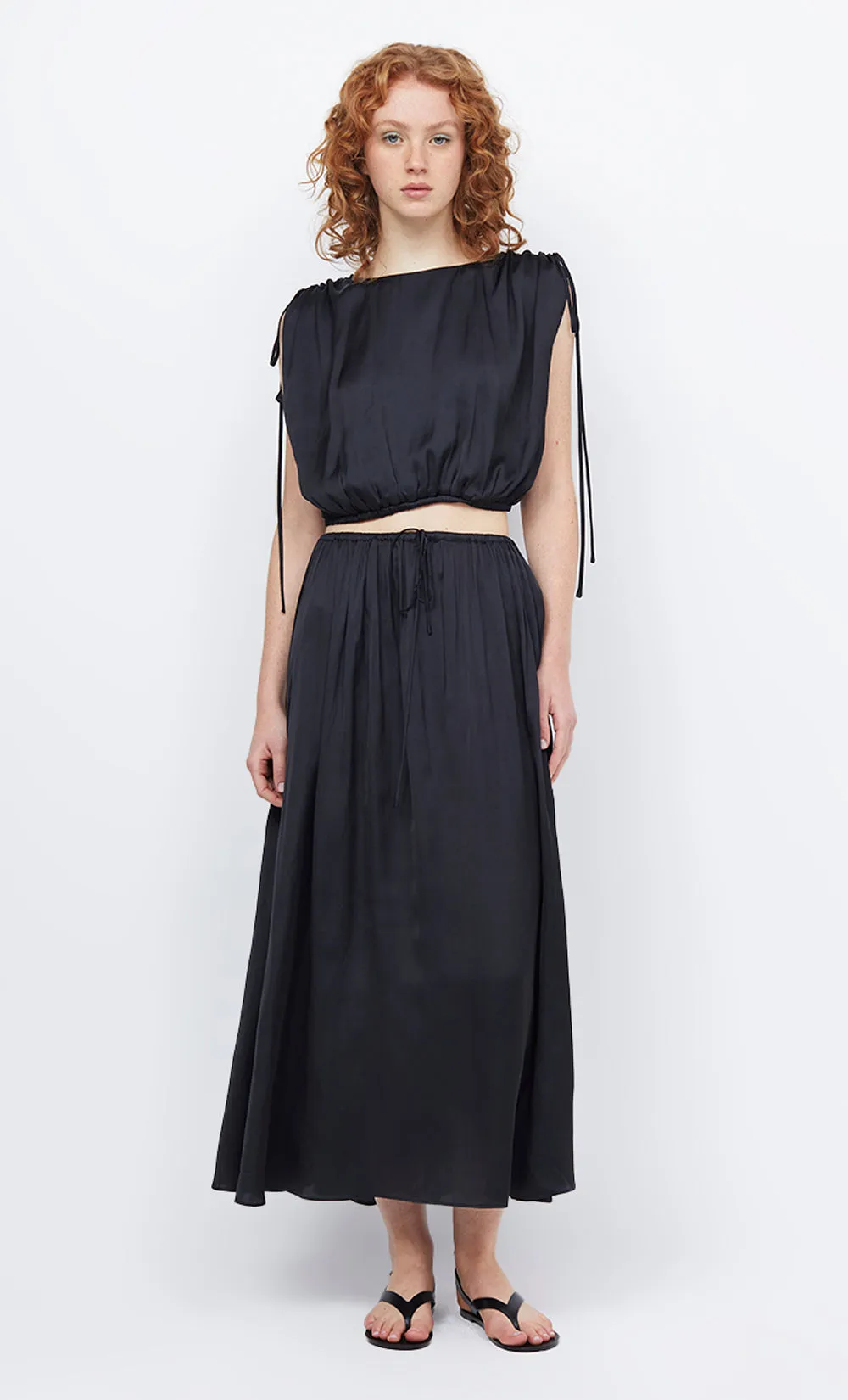 PARADISE MAXI SKIRT - BLACK sold by bec + bridge product image thumbnail 2