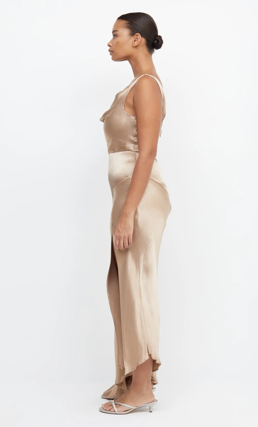 MOON DANCE COWL DRESS - GOLDEN sold by bec + bridge product image thumbnail 5