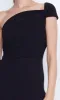ELEA ASYM MIDI DRESS - BLACK sold by bec + bridge