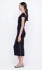 ELEA ASYM MIDI DRESS - BLACK sold by bec + bridge
