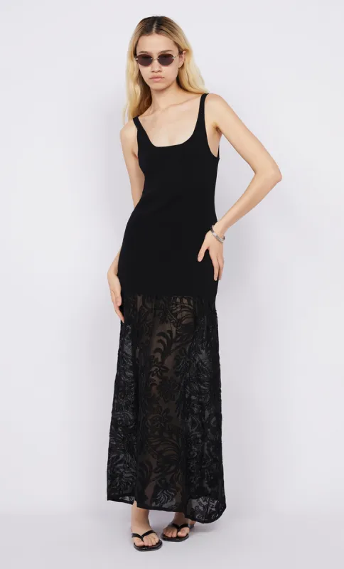 RISSA SCOOP NECK DRESS - BLACK sold by bec + bridge