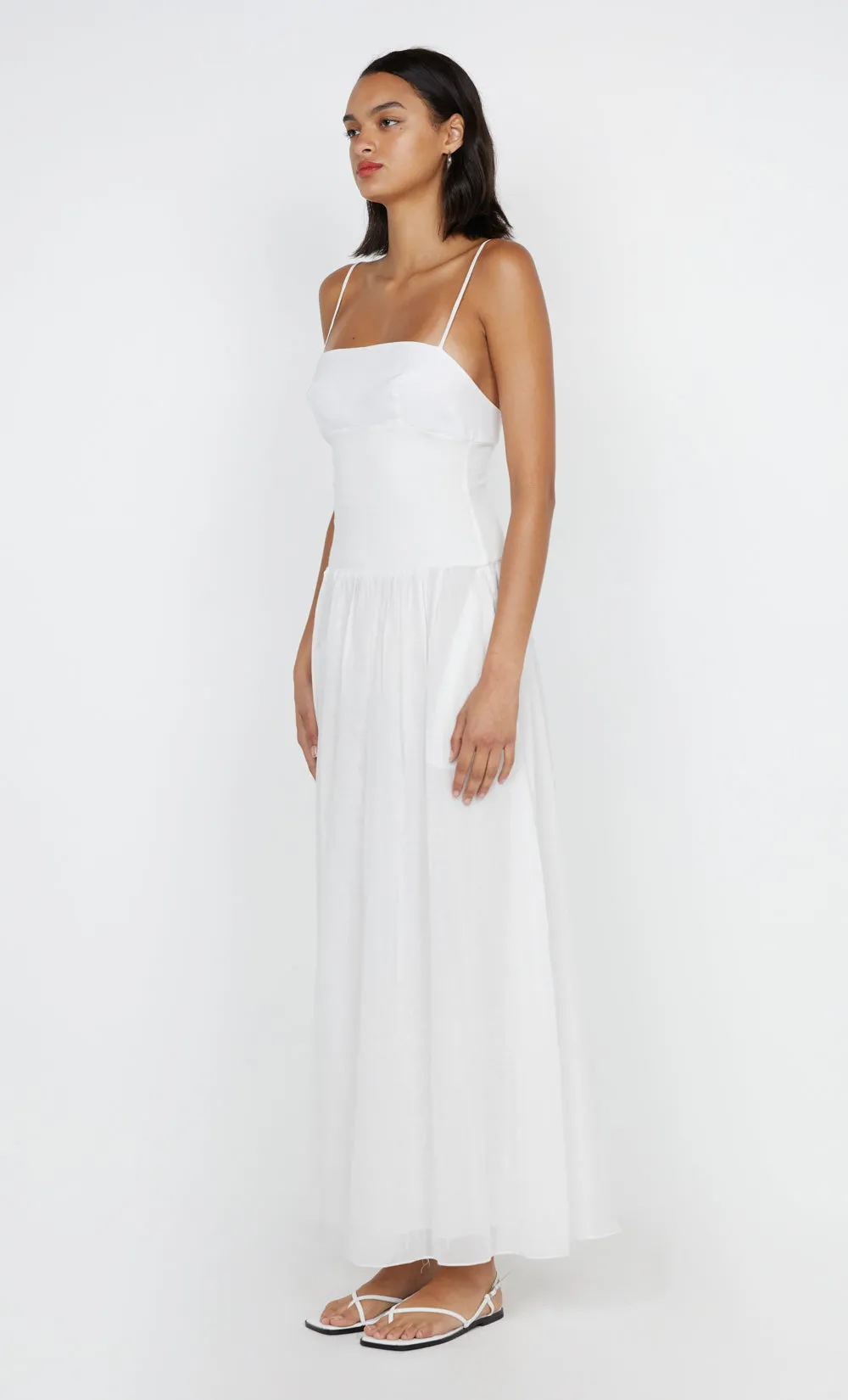 LINA MAXI DRESS - WHITE sold by bec + bridge product image thumbnail 3
