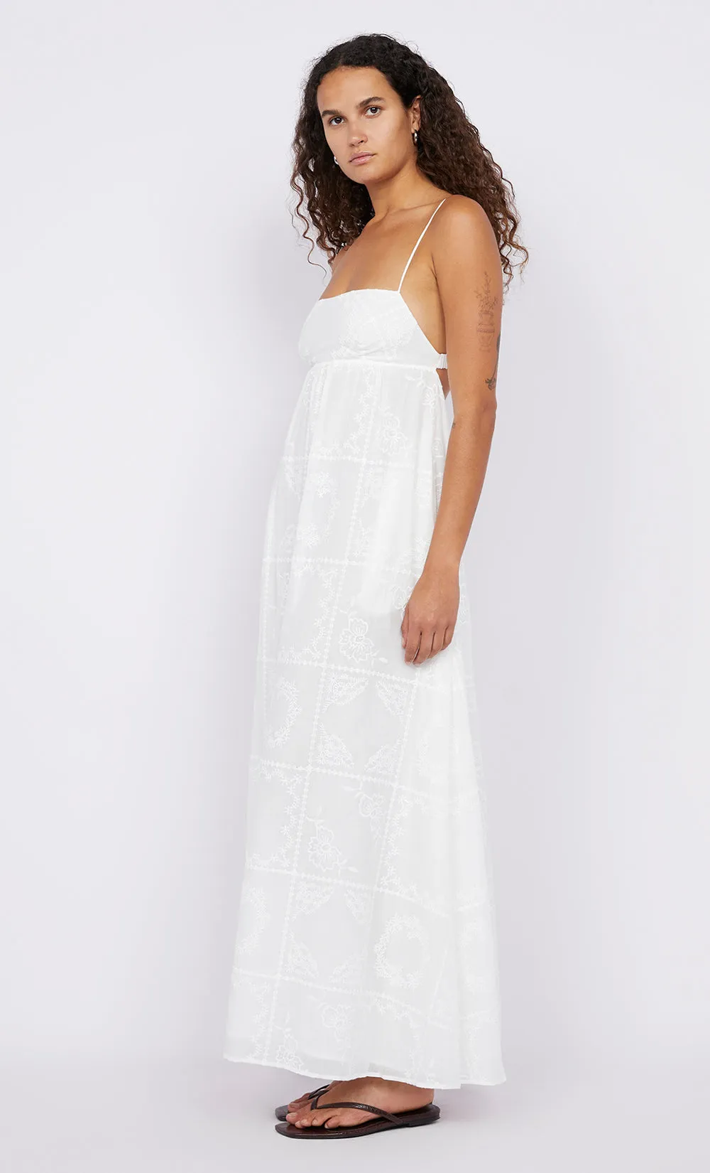 ZALEA MAXI DRESS - WHITE sold by bec + bridge product image thumbnail 3