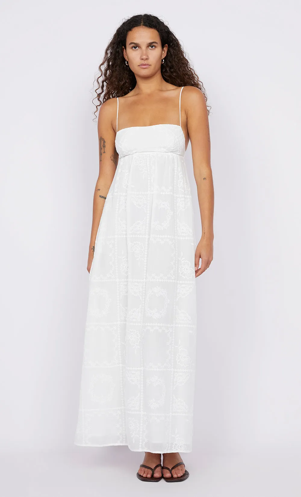 ZALEA MAXI DRESS - WHITE sold by bec + bridge product image thumbnail 5