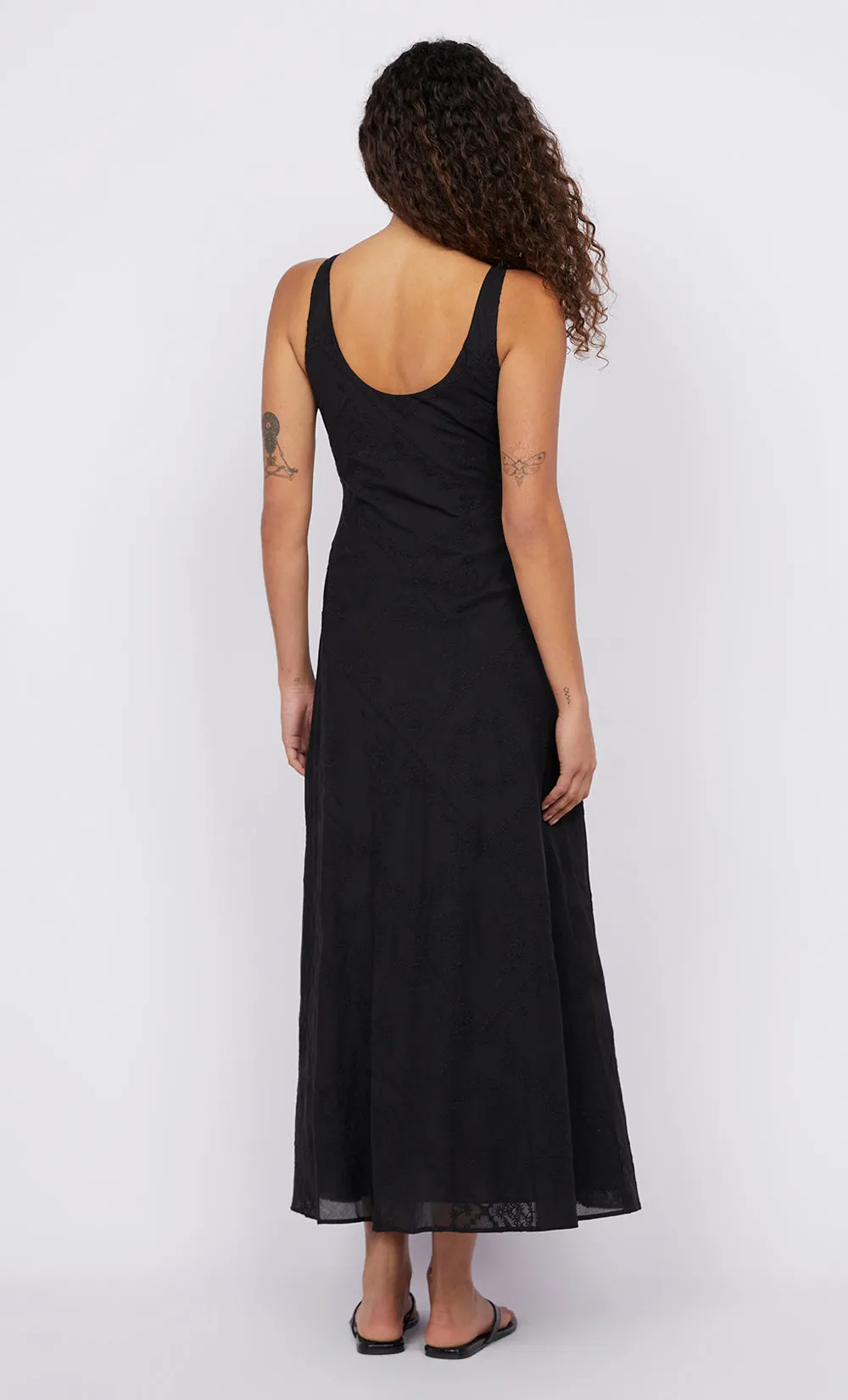 ZALEA SCOOP NECK DRESS - BLACK sold by bec + bridge product image thumbnail 2