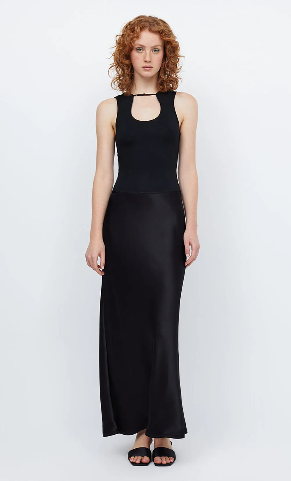 EMA MAXI DRESS - BLACK/BLACK sold by bec + bridge