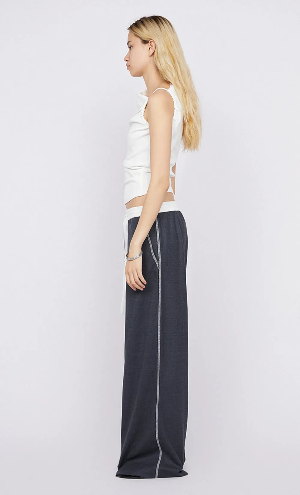 LEILA ASYM TANK - IVORY sold by bec + bridge product image thumbnail 4