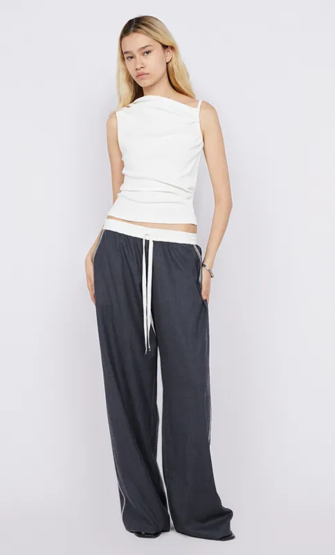 LEILA ASYM TANK - IVORY made by bec + bridge