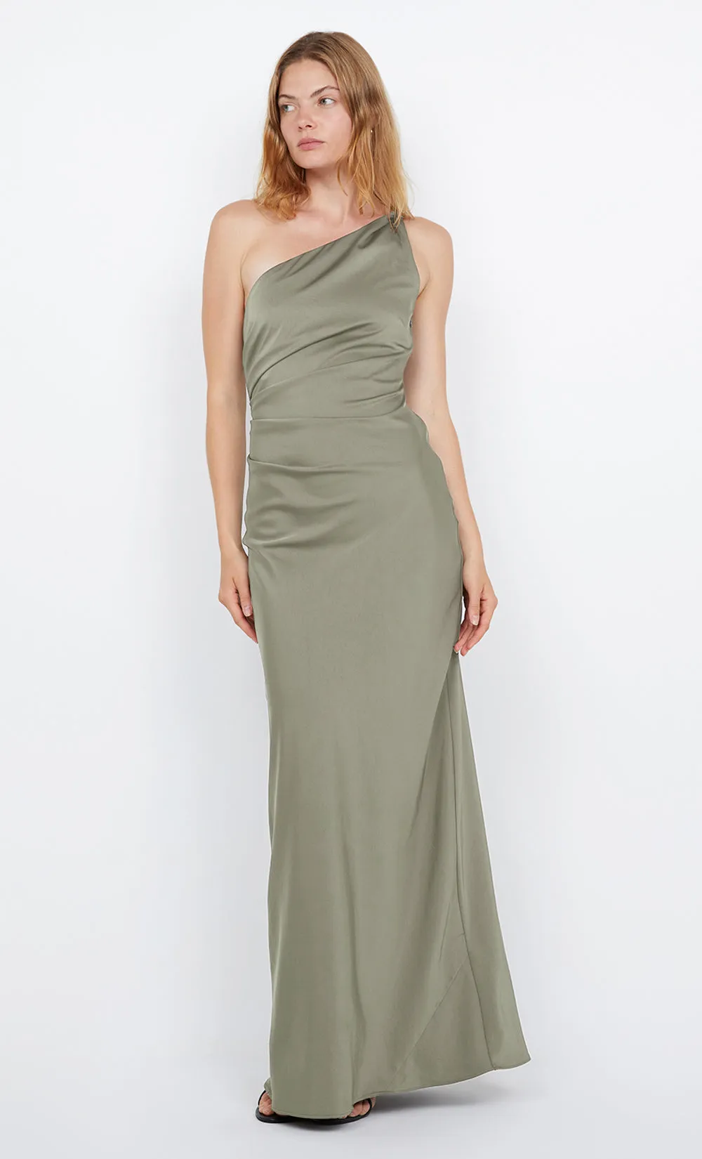 LUNETTA ASYM DRESS - SAGE sold by bec + bridge product image thumbnail 3