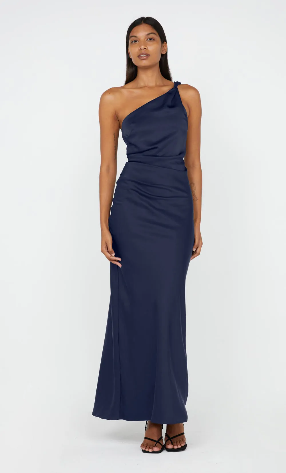 LUNETTA ASYM DRESS - INK sold by bec + bridge